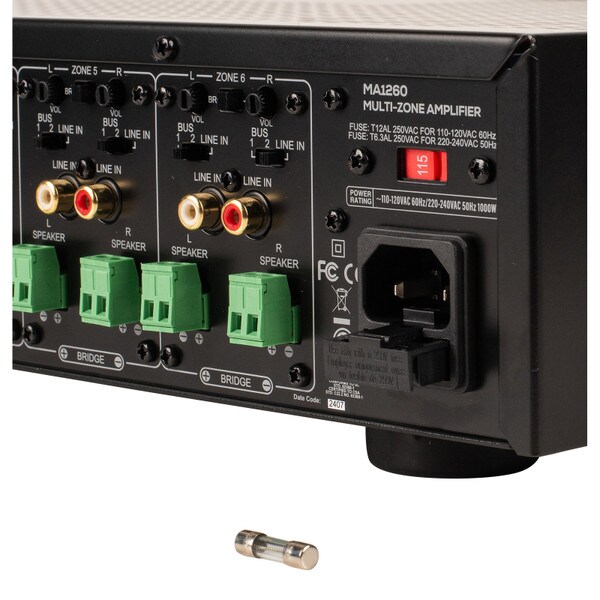 Main product image for Dayton Audio MA1260 Multi-Zone 12-Channel Amplif 300-8150